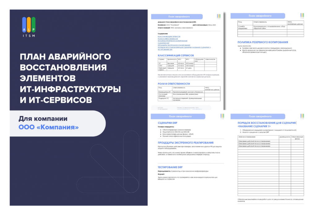 План восстановления
